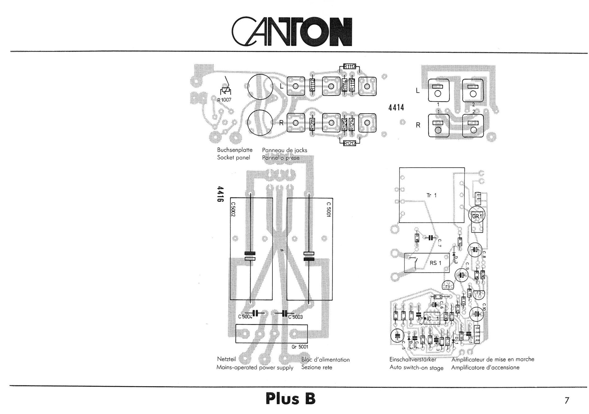 Canton Plus B Schaltplan | Canton, Plus, Schaltplan | Hifi-forum.de ...