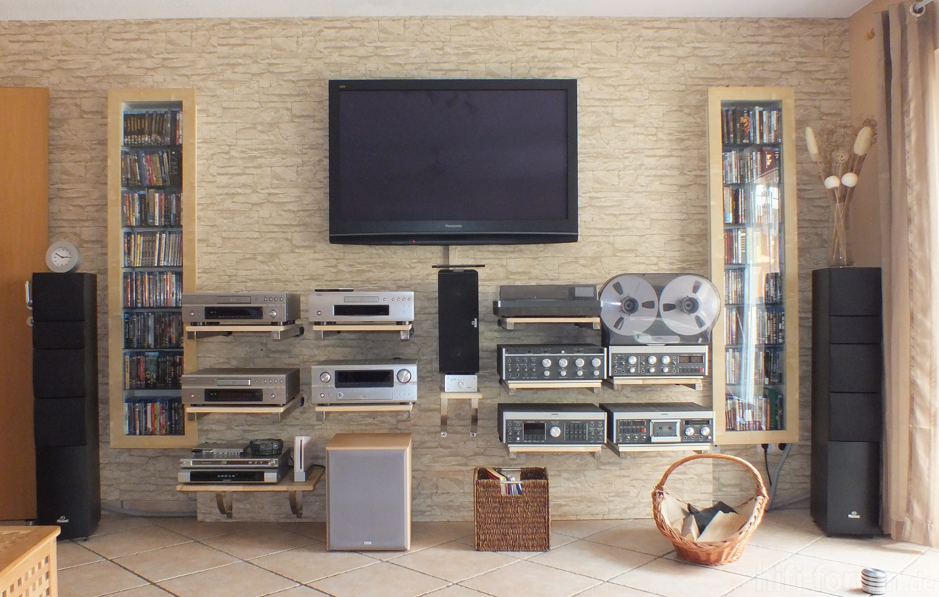 Wohnwandneubau 5.1 meets vintage revox, sonstiges hifi forum