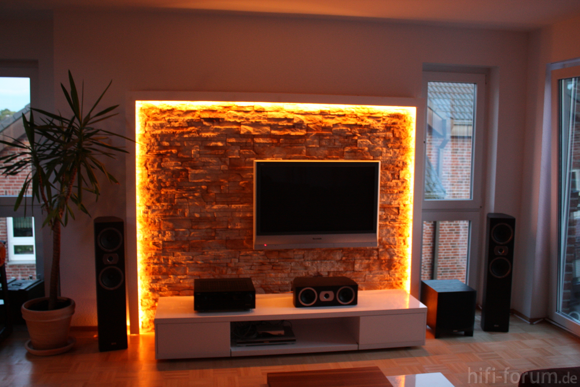 Wohnzimmer wand steinoptik – dumss.com