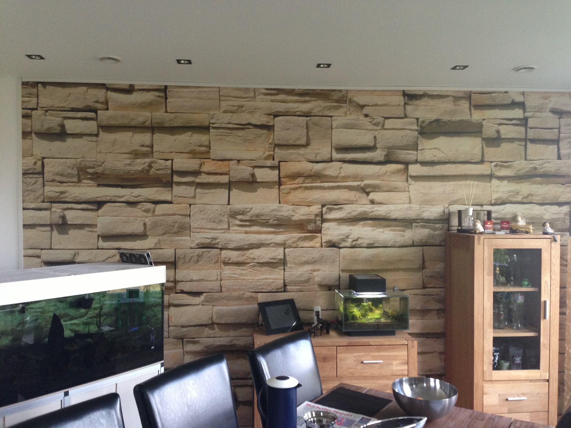 Steinwand innen wohnzimmer – sehremini