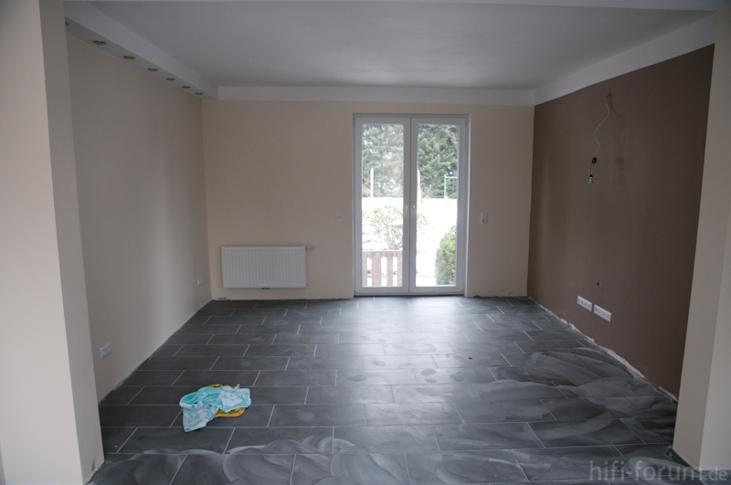 Bilder eurer wohn & heimkino anlagen, allgemeines hifi forum ... Wohnzimmer fliesen schwarz