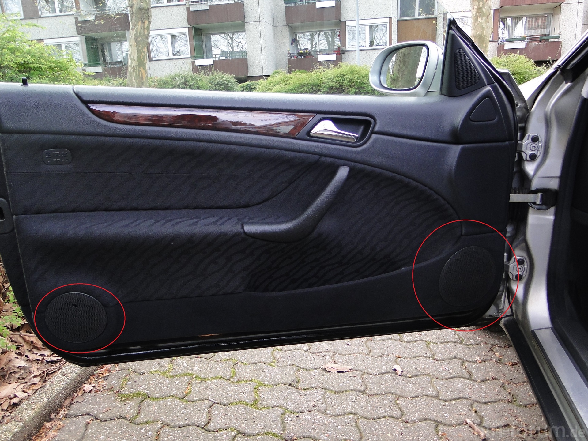 Musway Lautsprecher für Mercedes CLK W208 Front Tür Boxen 16cm Auto Einbauset