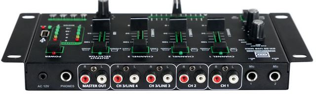 Pronomic DX 50 USB MKII DJ Mixer