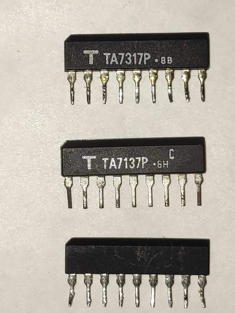 3 Mal TA7317P (2 Fälschungen Und Ein Defektes Original)?