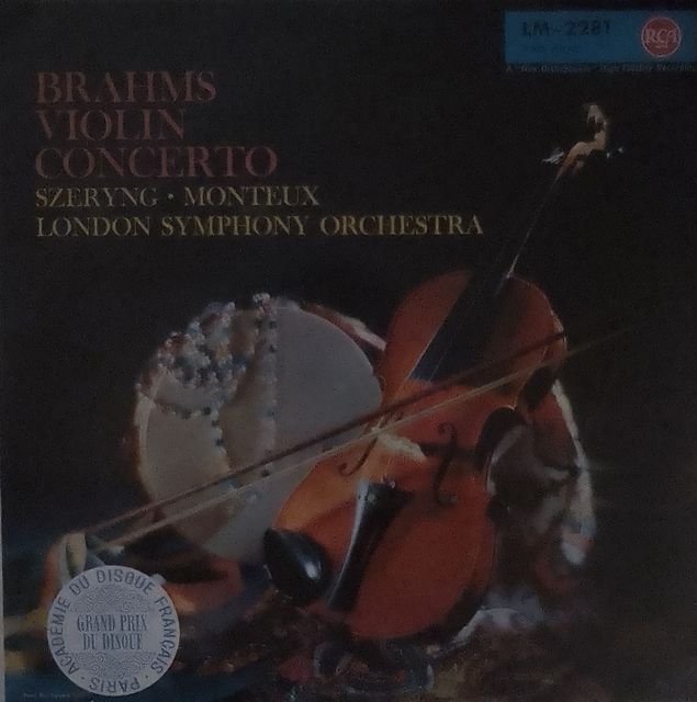 Brahms • Violinkonzert • Szeryng • RCA LM - 2281