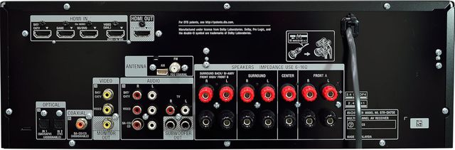 Sony STR DH750 (Anschlüsse)