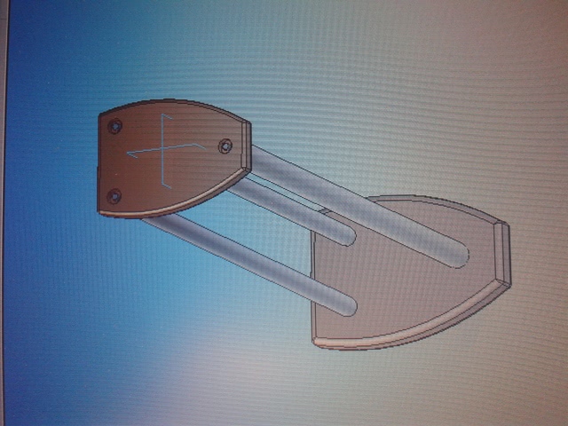 CAD-Darstellung Der LS-Ständer