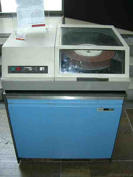 Festplatte IBM 2311 aus 1965