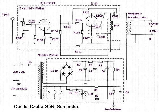 Pdf Stereo Parafeed Verstarker Mit Der El 84 Mkii Pdf Seiten