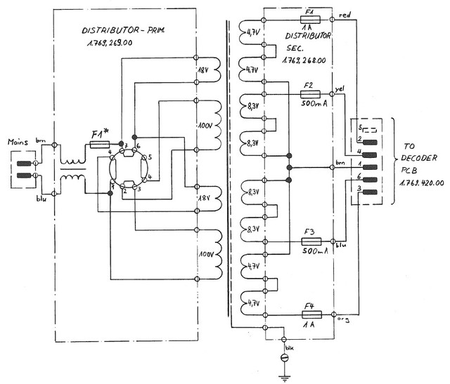 Revox B226 Trafo Schaltung