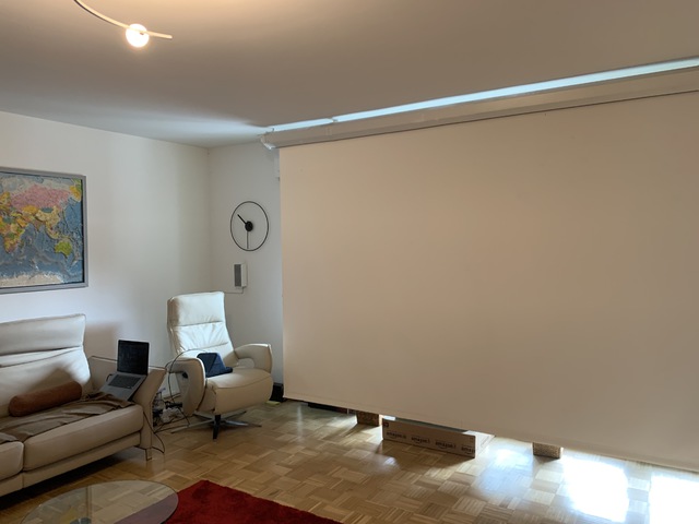 Jumbo Heimkino 9 DaLite Grösse Sessel