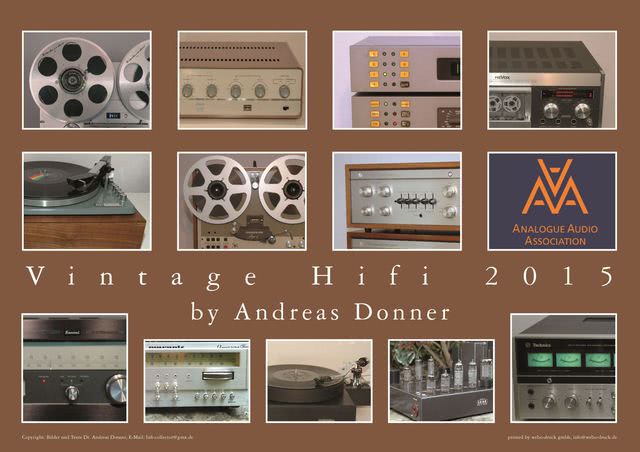 Vintage Hifi Kalender der AAA