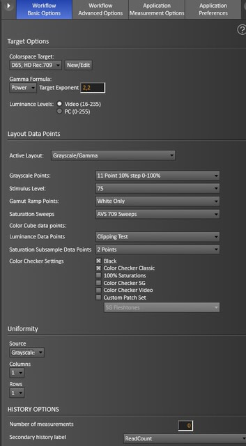 Workflow Basic Options 11pt Gray