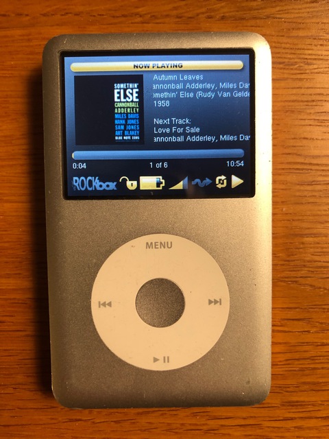 Ipod Classic 160GB mit Rockbox Firmware 3.15