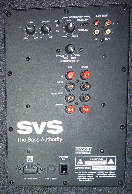 SVS PB12-ISD/2 Amp Detail