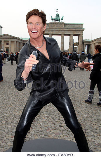 Berlin Germany 05th Nov 2014 The Wax Figure Of Us Singer David Hasselhoff Ea30yr