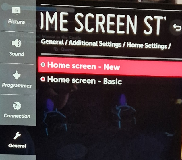 C9 Basic Home Screen