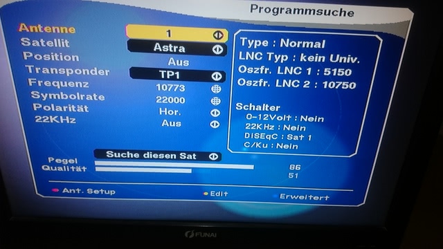 Astro Sat Receiver