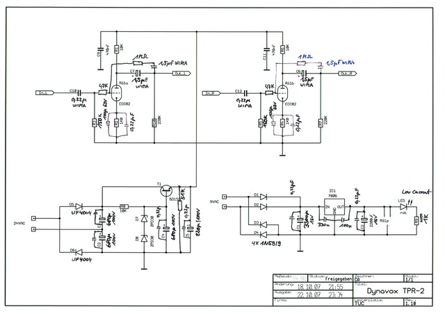 Schema Tube Board TPR2