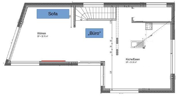 Skizze Wohnung