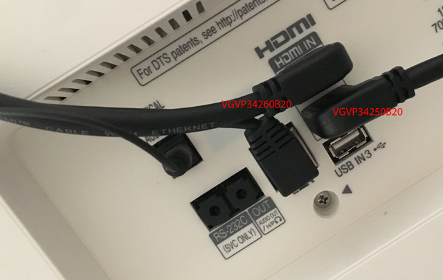 Gewinkelte HDMI Kabel Am LG 65B7V