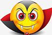 Vampir Emoticon Emoji Smiley Vector Illustration 96568308