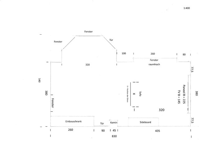 Musikzimmer Grundriss