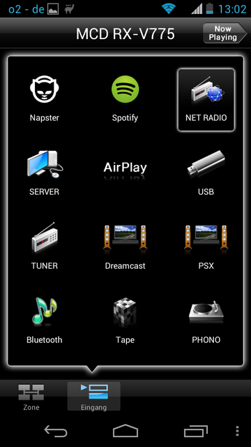 Yamaha Android App Zone 2