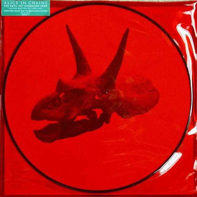 Alice In Chains - The Devil Put Dinosaurs Here - LP cover