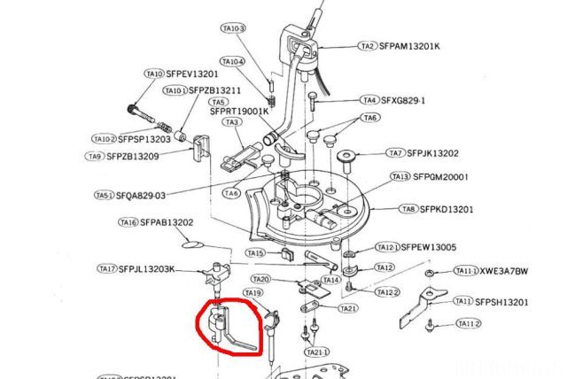 1400/!410 Mk2 Tonarm Detail