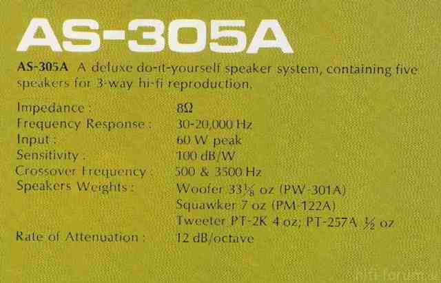 AS-305a description