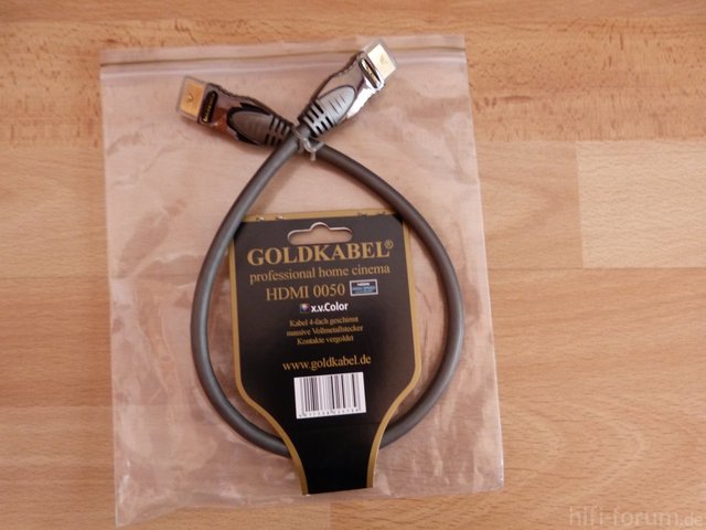 Goldkabel HDMI 0,5m