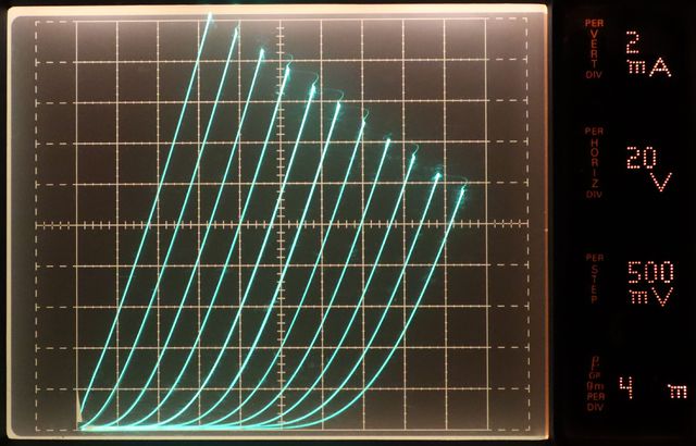 6N23P  5 (Voskhod 11 1978) Kennlinie System 123 (U(h) 6,3[V]AC   Pin9 An GND)