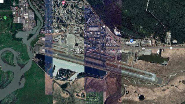 Juneau International Airport Satellitenbild