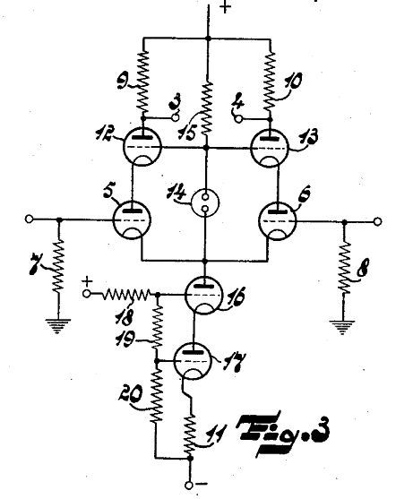 Röhrendifferenzverstärker (Kaskode Mit Stromquelle) Nach Gerrit Klein