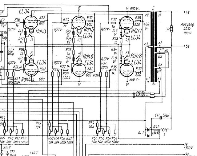 Siemens 6 S ELA 2796   Endstufe