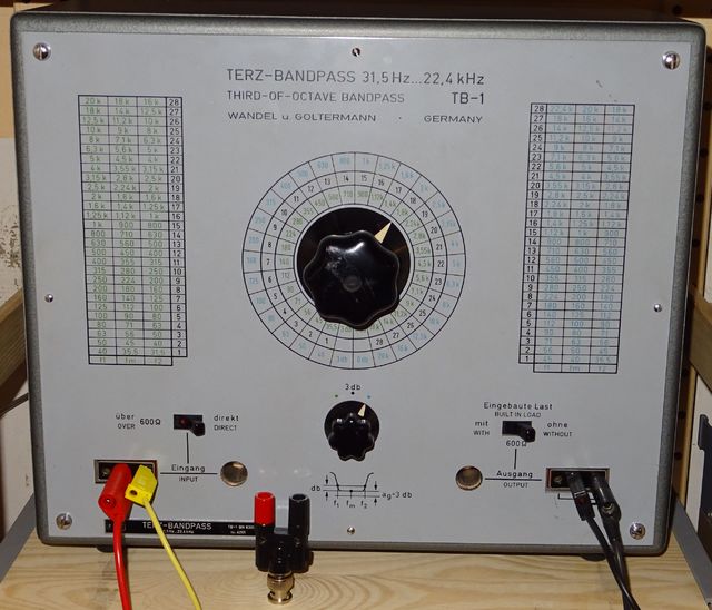 Wandel & Goltermann TB 1 Front