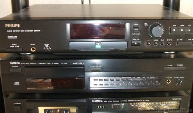 Philips CDR 880 und Yamaha CDX 890