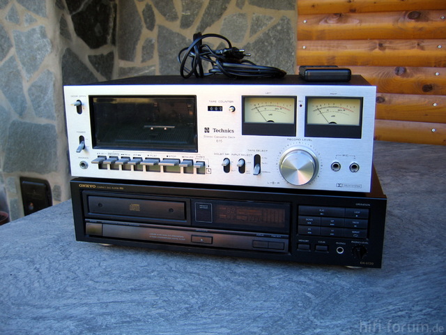 Onkyo DX-6720 und Technics 615