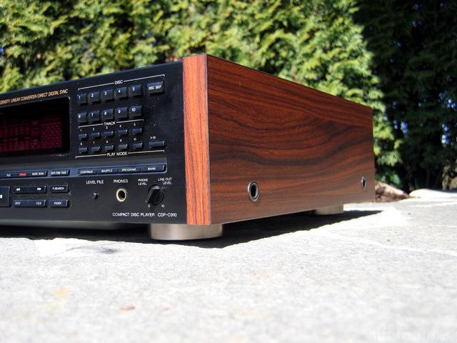 Sony CDP-C910 Holzseiten Nachbau