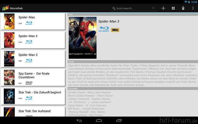 Tablet Listview