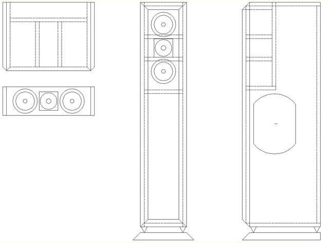 Lautsprechergehäusezeichnug V2