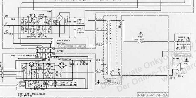 Onkyo 8820 Powersupply