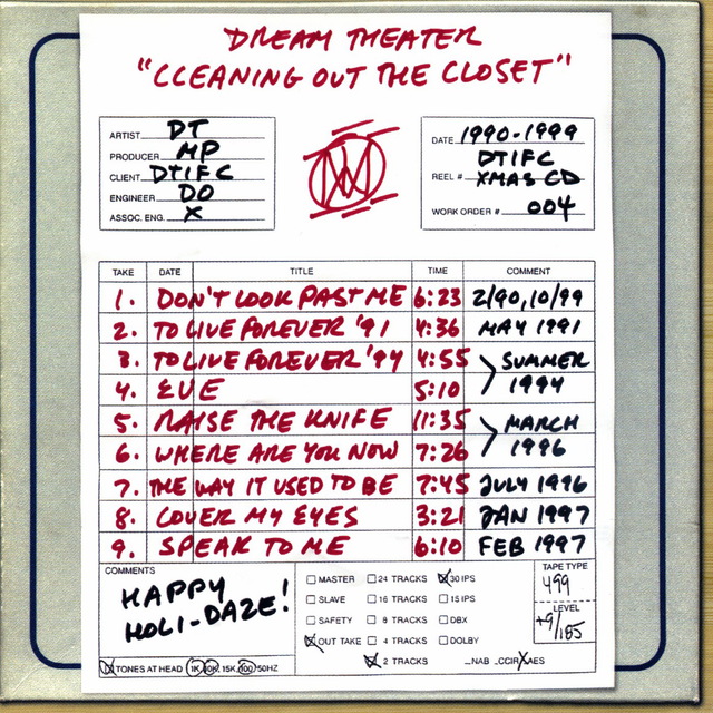 Dream Theater - Cleaning Out The Closet (1999)