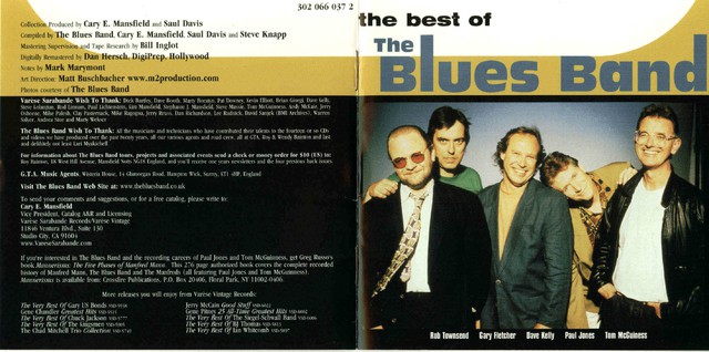 The Best Of The Blues Band   Front & Back