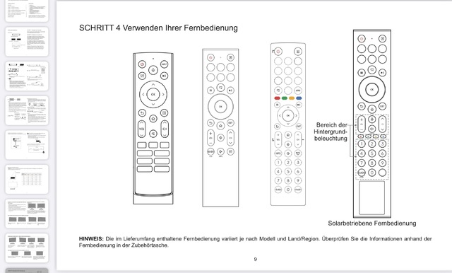 Solar Fernbedienung PX3 Pro