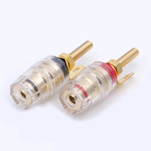 20PCS-Long-thread-binding-post-banana-socket-connector-4mm-banana-plug-amplifier-speaker-terminals-N