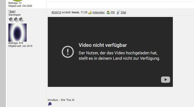 Video nicht