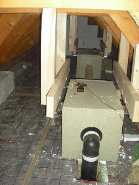 5.1 heimkino mit bandpass subwoofer auf wohnzimmerdecke, projekte ... Wohnzimmerdecke