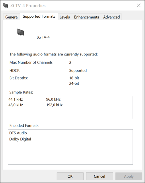 65b6d Audio Cpabilities